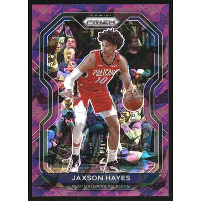 2020-21 Panini Prizm Prizms Purple Ice #20 Jaxson Hayes