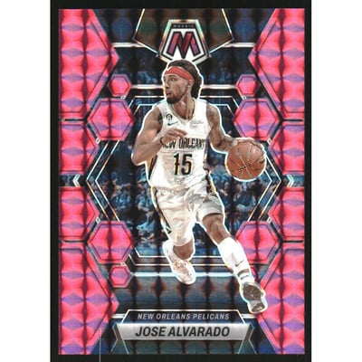 2022-23 Panini Mosaic Mosaic Pink #185 Jose Alvarado