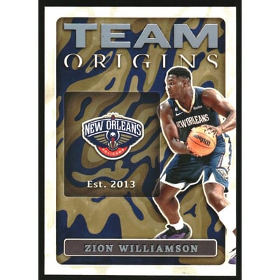 2022-23 Panini Origins Team Origins #21 Zion Williamson