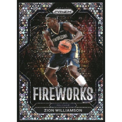 2022-23 Panini Prizm Fireworks Prizms Fast Break #8 Zion Williamson