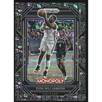 2022-23 Panini Prizm Monopoly Monopoly Black #55 Zion Williamson