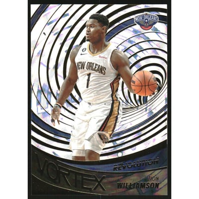 2022-23 Panini Revolution Vortex Fractal #3 Zion Williamson
