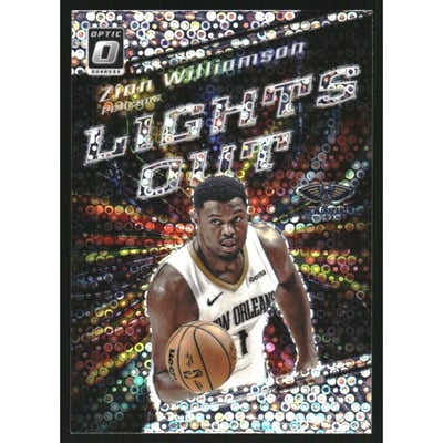 2023-24 Donruss Optic Lights Out Holo Fast Break #11 Zion Williamson