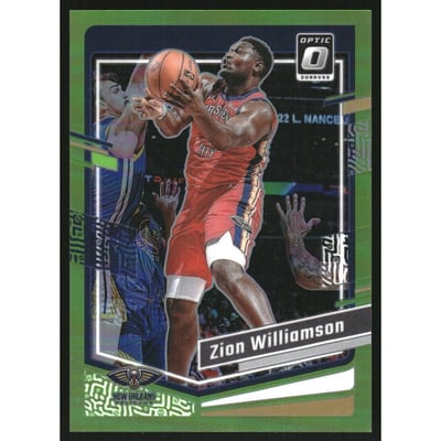 2023-24 Donruss Optic Lime Green #35 Zion Williamson