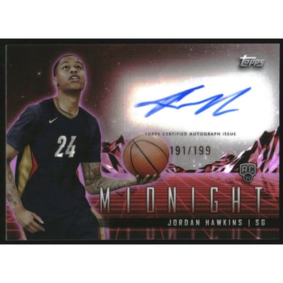 2023-24 Topps Midnight Rookie Horizon Signatures Twilight #RHSJH Jordan Hawkins