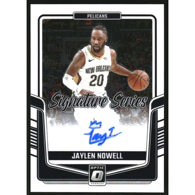 2024-25 Donruss Optic Signature Series #39 Jaylen Nowell