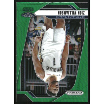 2024-25 Panini Prizm Prizms Green #10 Zion Williamson
