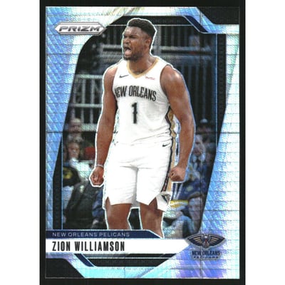 2024-25 Panini Prizm Prizms Hyper #10 Zion Williamson