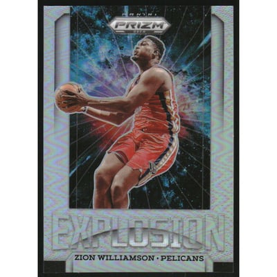 2024-25 Prizm Deca Explosion Prizms Silver #8 Zion Williamson