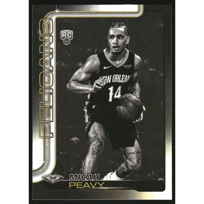 2025-26 Topps Blackout #241 Micah Peavy