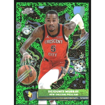 2025-26 Topps Cosmic Chrome Green Space Dust Refractors #45 Dejounte Murray