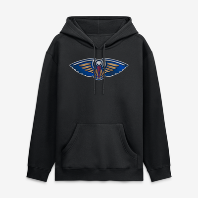 New Orleans Pelicans  Metallic Mascot Hoodie - Black