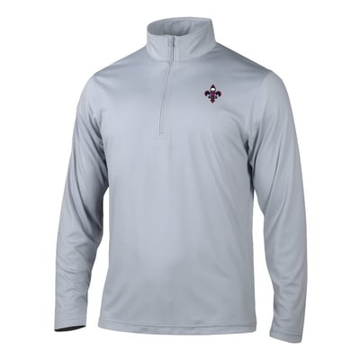 New Orleans Pelicans Columbia Fairway Break Quarter-Zip Pullover - Gray
