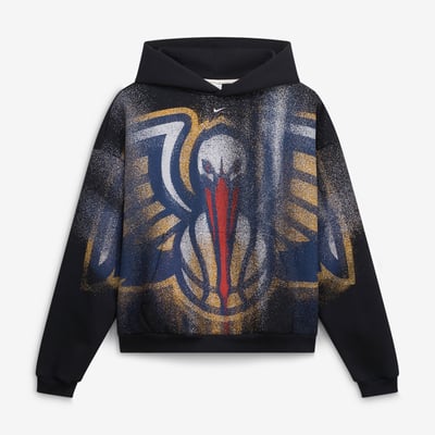 New Orleans Pelicans Nike 2026 Standard Issue Practice Icon Fleece Pullover Hoodie - Black