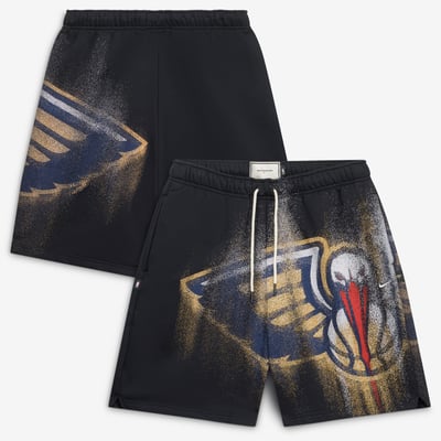 New Orleans Pelicans Nike 2026 Standard Issue Practice Icon Fleece Shorts - Black