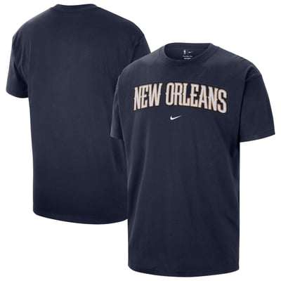  New Orleans Pelicans Nike Men's Twill Logo T-Shirt - Navy