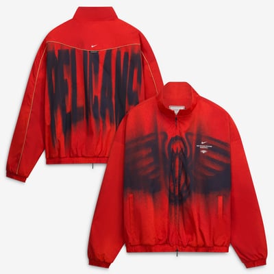 New Orleans Pelicans Nike 2026/27 Standard Issue On-Court Game Theater Loud Full-Zip Jacket - Red