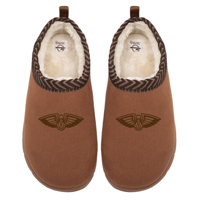 New Orleans Pelicans ISlide Unisex Tonal Logo Mission Slipper - Tan
