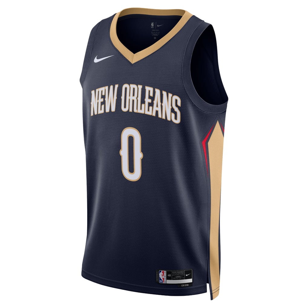 Nike Jeremiah Fears New Orleans Pelicans Unisex Navy Swingman Jersey ...
