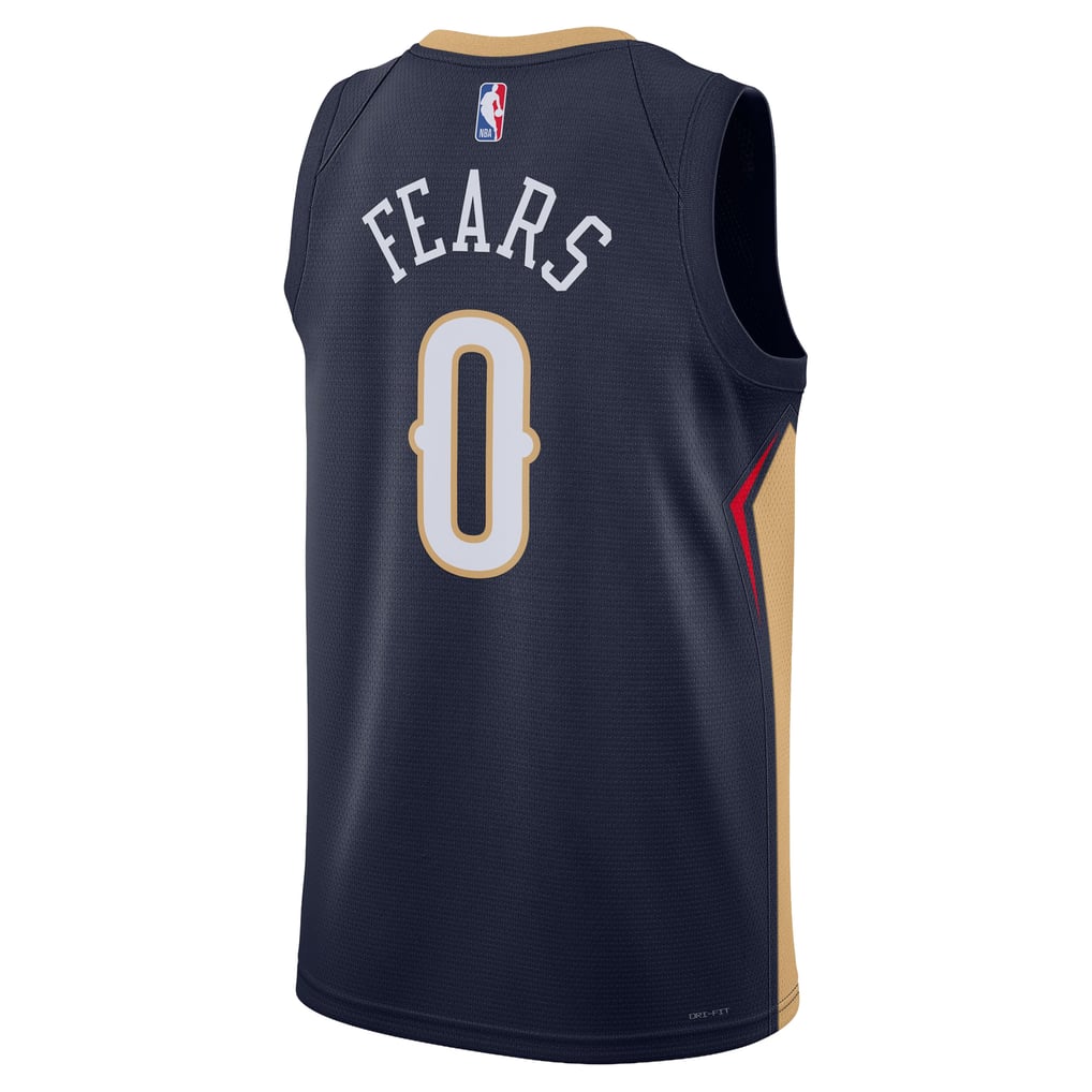 Nike Jeremiah Fears New Orleans Pelicans Unisex Navy Swingman Jersey ...
