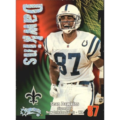 1998 SkyBox Thunder Rave #138 Sean Dawkins