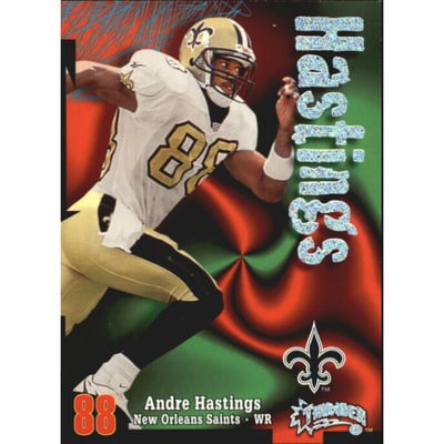 1998 SkyBox Thunder Rave #182 Andre Hastings