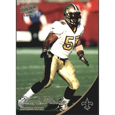 1999 Pacific Platinum Blue #254 Mark Fields
