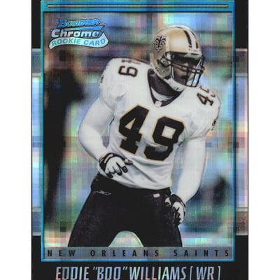 2001 Bowman Chrome Xfractors #254 Boo Williams