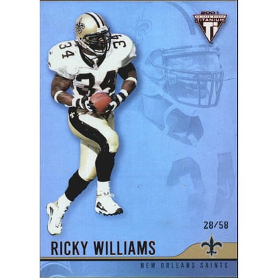 2001 Titanium Red #83 Ricky Williams