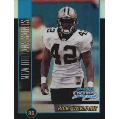 2002 Bowman Chrome Refractors #203 Ricky Williams