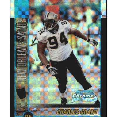 2002 Bowman Chrome Xfractors #211 Charles Grant