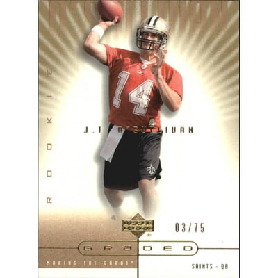 2002 UD Graded Gold #107 J.T. O'Sullivan A