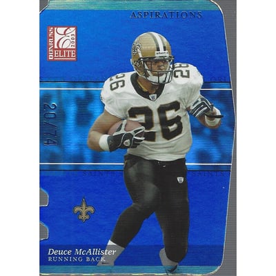 2003 Donruss Elite Aspirations #78 Deuce McAllister/74