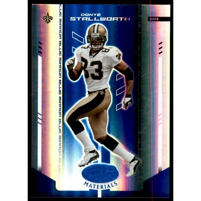 2004 Leaf Certified Materials Mirror Blue #76 Donte Stallworth