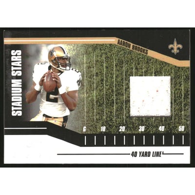 2005 Donruss Classics Stadium Stars 40 Yard Line Jerseys #SS23 Aaron Brooks
