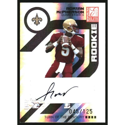 2005 Donruss Elite Turn of the Century Autographs #103 Adrian McPherson