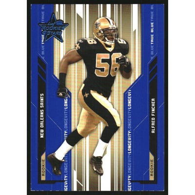 2005 Leaf Rookies and Stars Longevity True Blue Parallel #135 Alfred Fincher