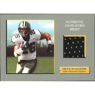 2005 Topps Turkey Red Relics Gray #TRRDM Deuce McAllister