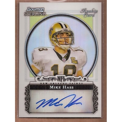 2006 Bowman Sterling Refractors #MIH Mike Hass AU