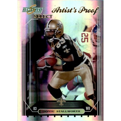 2006 Select Artist's Proof #175 Donte Stallworth