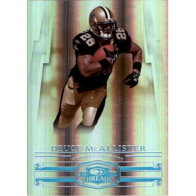 2007 Donruss Threads Platinum Holofoil #28 Deuce McAllister