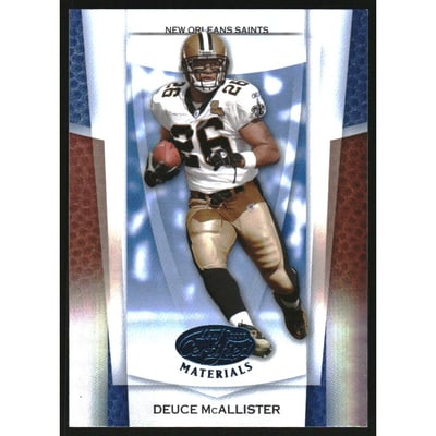 2007 Leaf Certified Materials Mirror Blue #48 Deuce McAllister