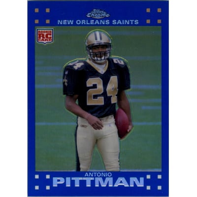 2007 Topps Chrome Blue Refractors #TC186 Antonio Pittman