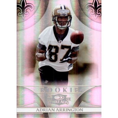 2008 Donruss Threads Gold Holofoil #151 Adrian Arrington