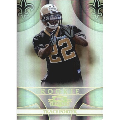 2008 Donruss Threads Gold Holofoil #245 Tracy Porter