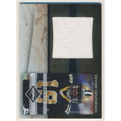 2010 Limited Jumbo Jerseys #35 Devery Henderson