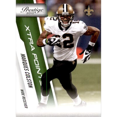 2010 Prestige Xtra Points Green #123 Marques Colston