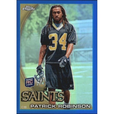 2010 Topps Chrome Blue Refractors #C69 Patrick Robinson
