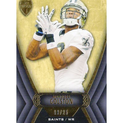 2010 Topps Supreme Black #36 Marques Colston