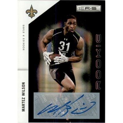 2011 Rookies and Stars Rookie Autographs Holofoil #212 Martez Wilson/300